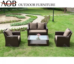 AOB aobei outdoor patio garden hotel sectioanl rattan sofa furniture