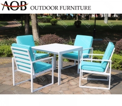 aob aobei outdoor garden hotel 4 seater aluminum dining furniture set