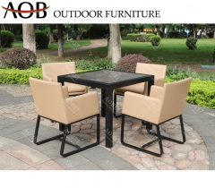aobei aob outdoor wholesale garden restaurant home 4 seat dining furniture set