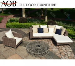 AOB aobei popular outdoor garden hotel sofa lounge furniture set