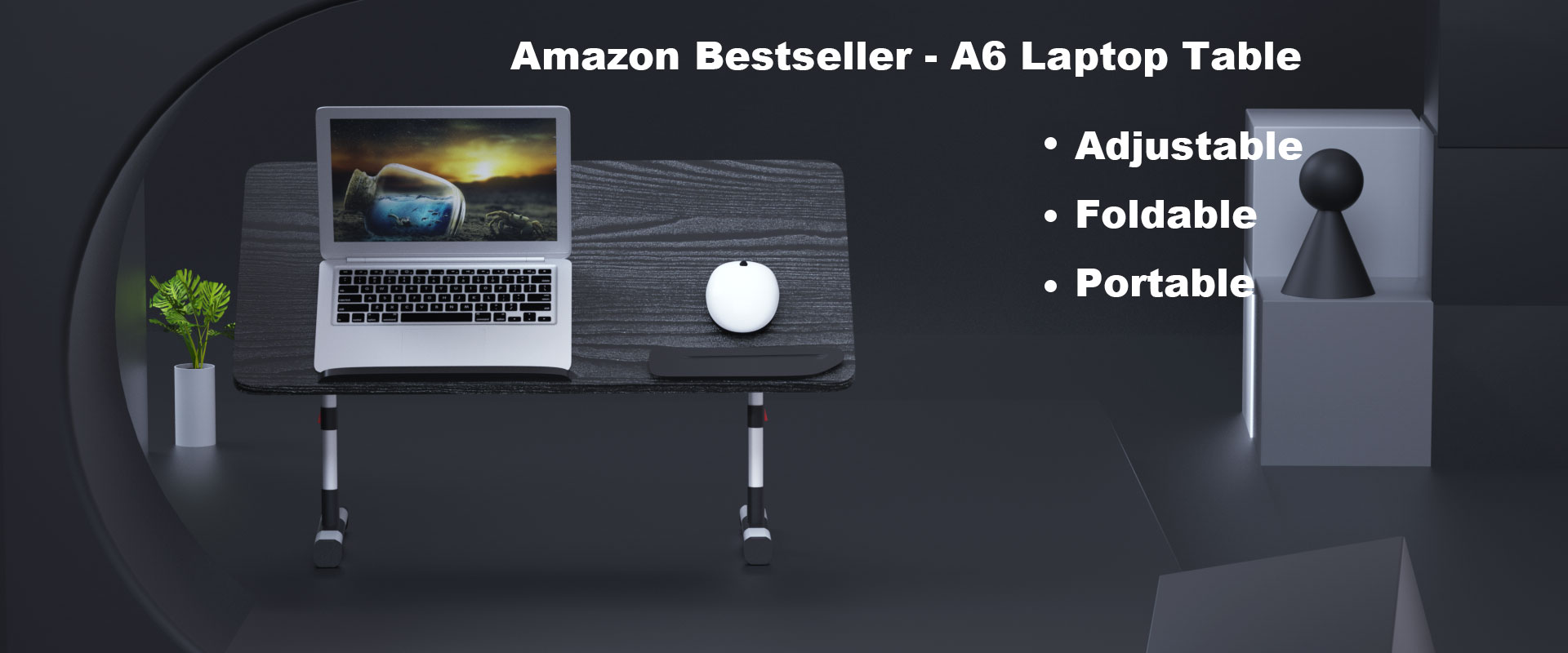 A6 Adjustable Laptop Table
