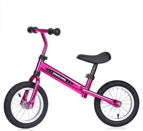 Balance Bike for Kids and Toddlers, No Pedal Lightweight Sport Balance Bicycle with Aluminium Alloy Steel Frame, Adjustable Handlebar and Seat Push
