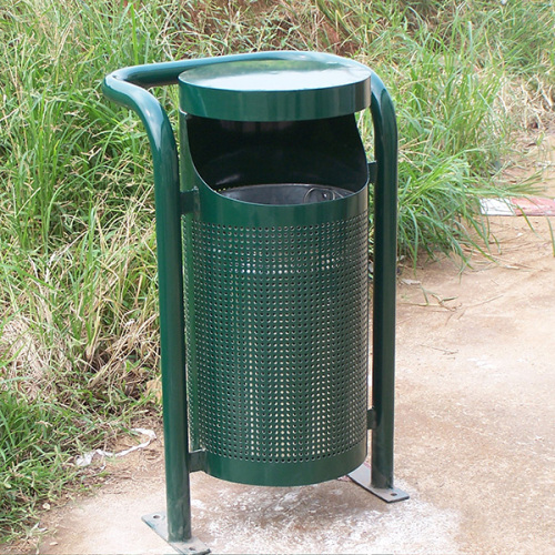 Outdoor Round stainless steel Trash Bin