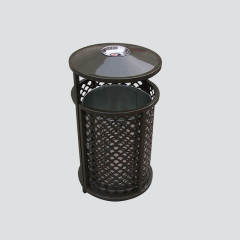 garden metal mesh rubbish bins