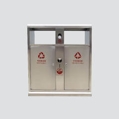 Outdoor Stainless Steel Waste Bin