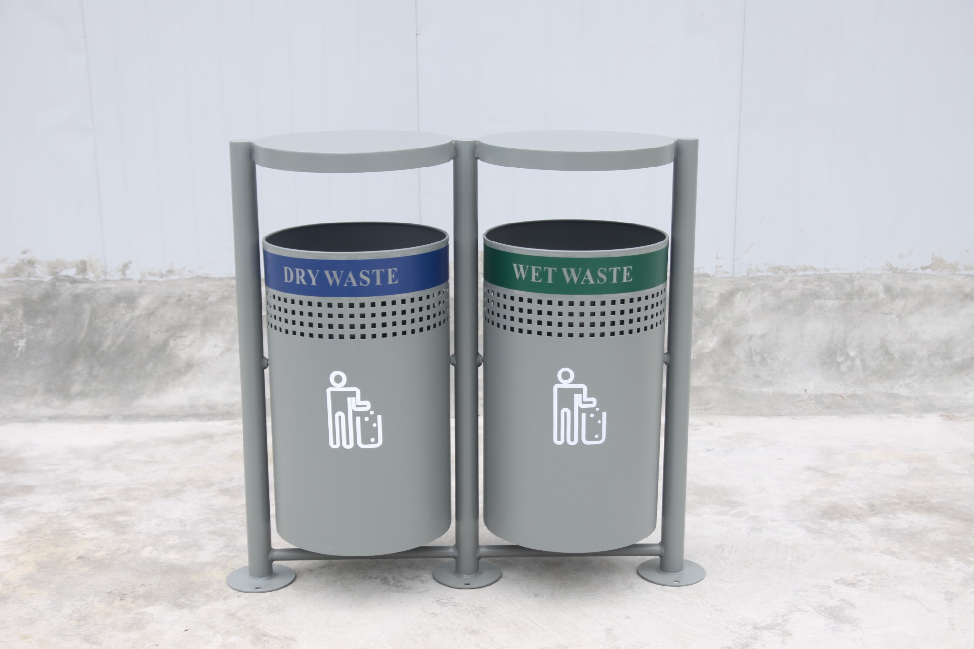 wholesale black outdoor Trash Can