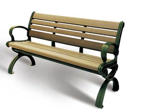 rustic country 3 seater bench seat