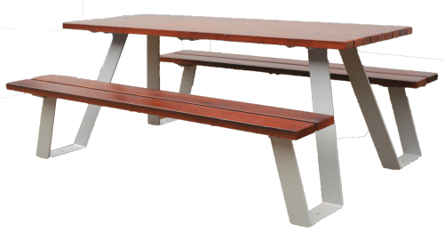 park wooden table