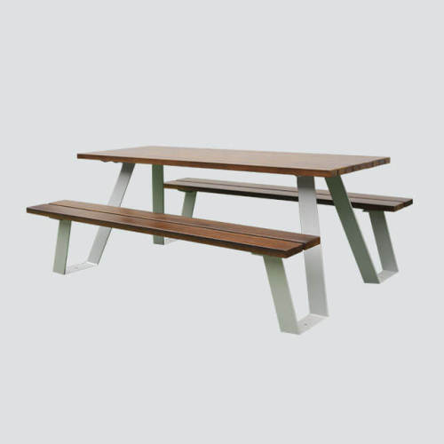 park wooden table