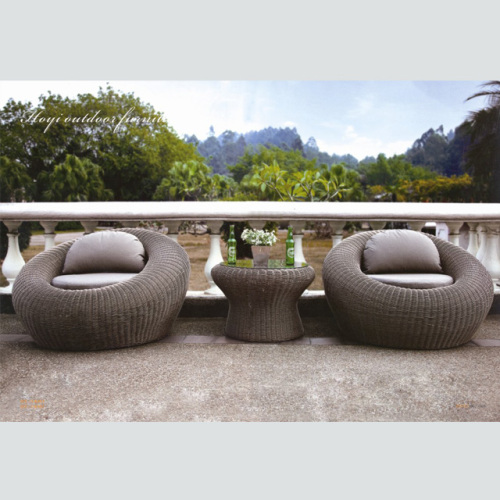 Wholesale outdoor patio furniture rattan sofa wicker set balcony backyard furniture