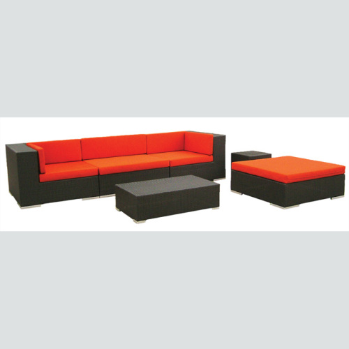 Green rattan wicker furniture american design sofa set