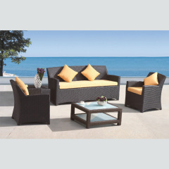 Rattan Garden Furniture Weave Wicker Sofa Set