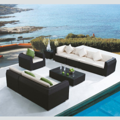 8pcs outdoor rattan furniture sofa patio wicker sofa sets