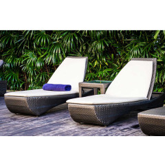 Aluminum Sun Lounge Chair Sun Bed loungers Beach Sunbed