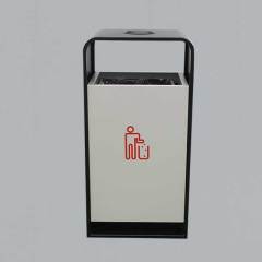 Steel Outdoor Park Trash Bin