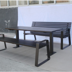 Solid wood picnic table benches for UAE