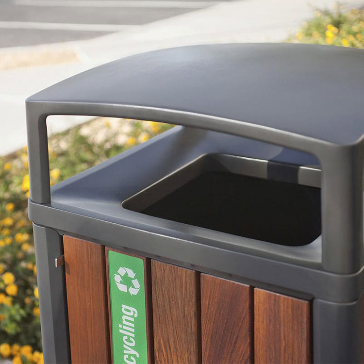 Standard Size Wooden Waste Bin