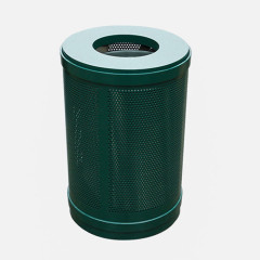 Outdoor Park Metal mesh Trash Bins