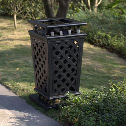 garden metal trash bin manufacturer