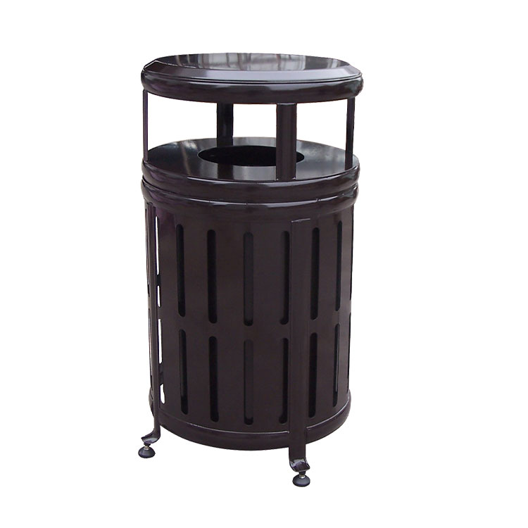 powder coating metal trash bin