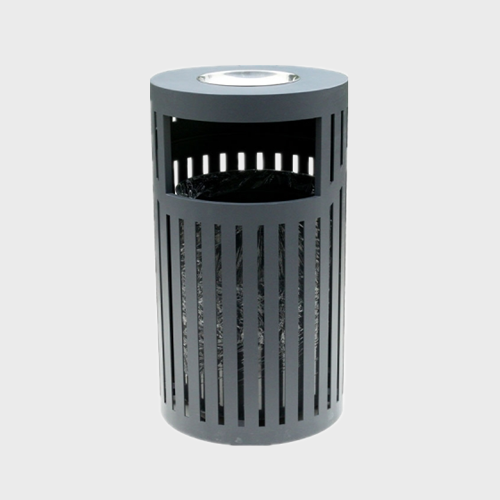 Outdoor garden park Steel Metal Trash Bins