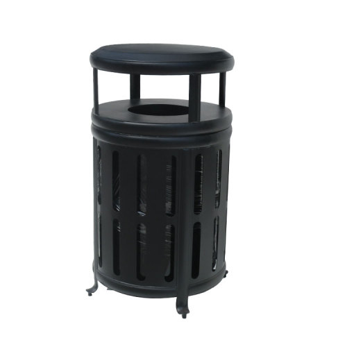 powder coating metal trash bin