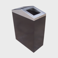 decorative outdoor garbage trash can