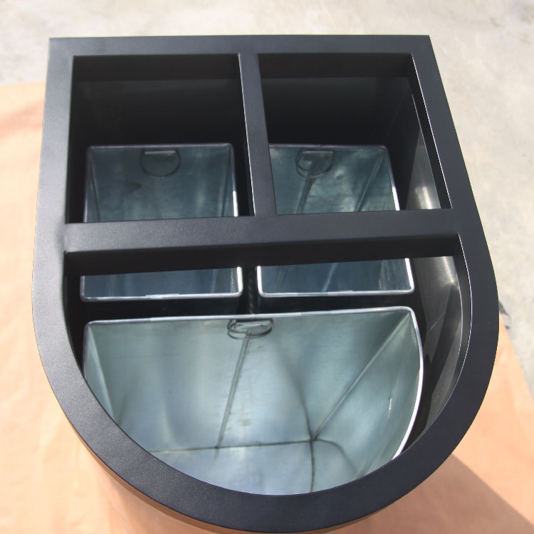 indoor outdoor stainless steel dusbin