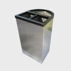 indoor outdoor stainless steel dusbin