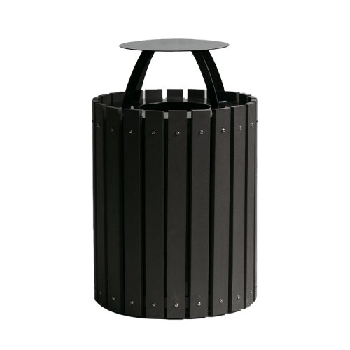 garden wood clinical waste bin