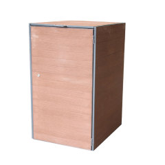 Outdoor wood Garbage Recycle Bin