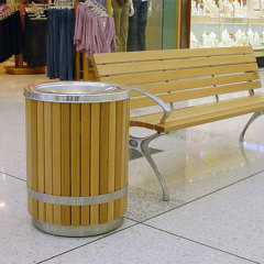 Outdoor funny Wooden Dustbin Company