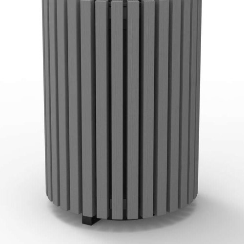 Outdoor Plastic Wood Waste Bin