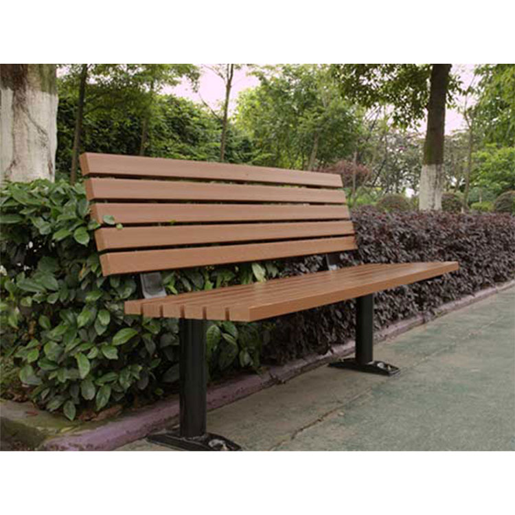Wood commercial bench seat outdoor