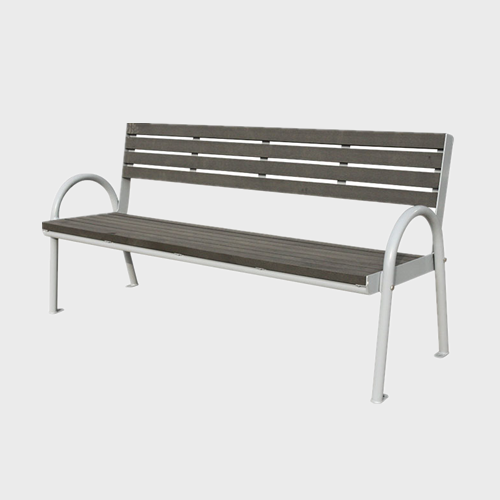 outdoor modern wood park bench