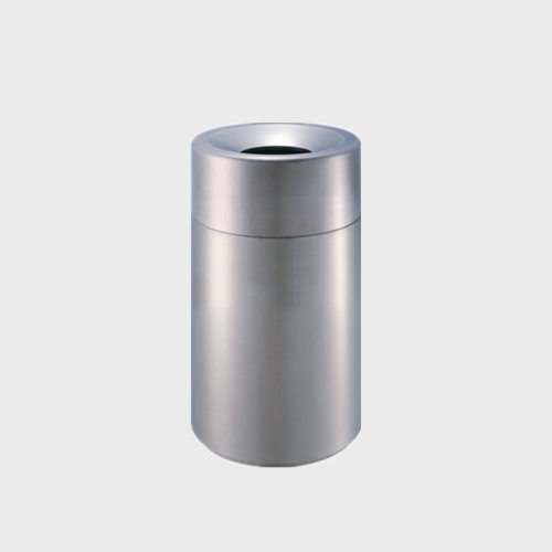 Hotel Stainless Steel Round Trash Can With Lid