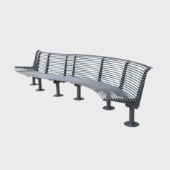 curved garden outdoor street Bench