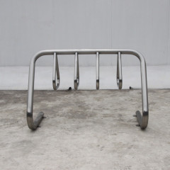 Stainless steel bike parking rack for Italy