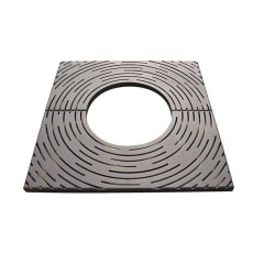 outdoor sidewalk metal square tree grate for customer