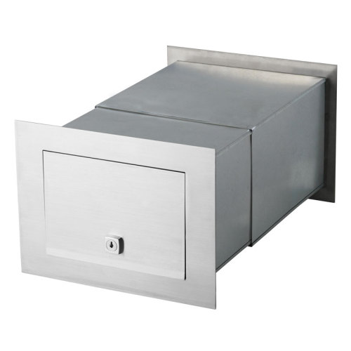 steel mailbox post modern letterbox lockable post box