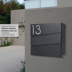 modern wall mounted mailbox