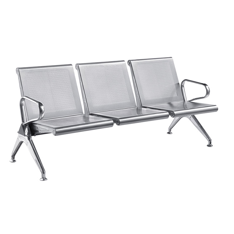 3 seater steel bench