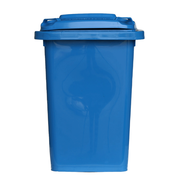 outdoor street large plastic waste bins