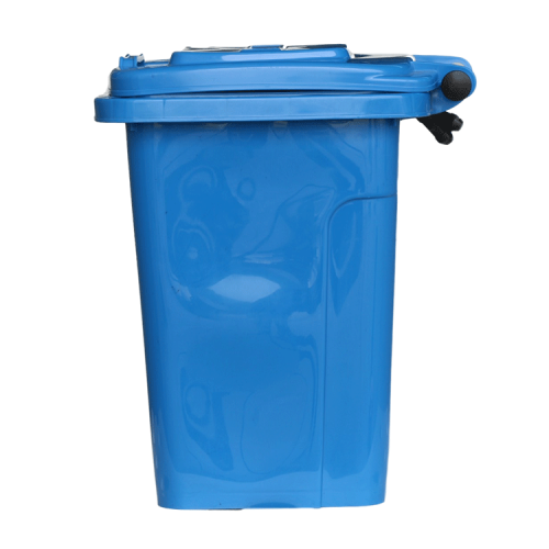 outdoor street large plastic waste bins