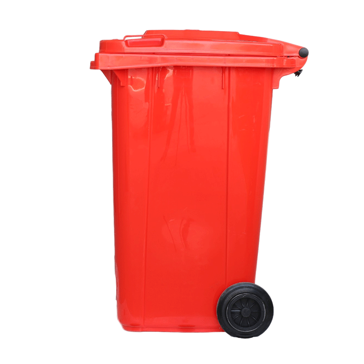 cheap and nice quality red plastic dustbin