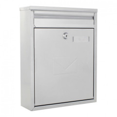 modern vintage galvanized large mailbox