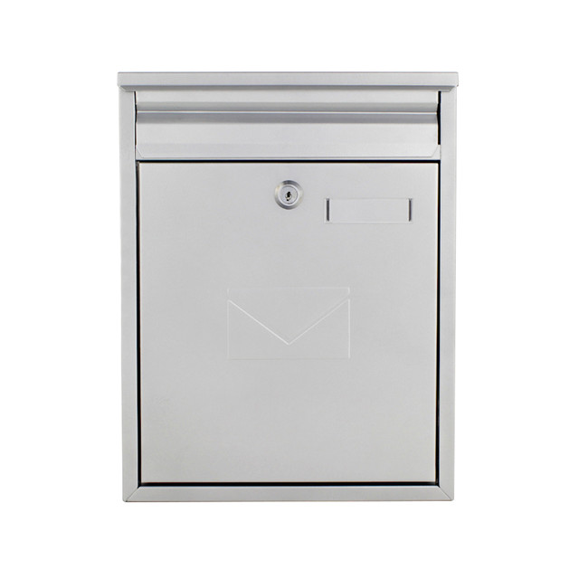 modern vintage galvanized large mailbox