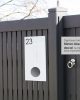 modern indestructible large steel mailbox external letter boxes