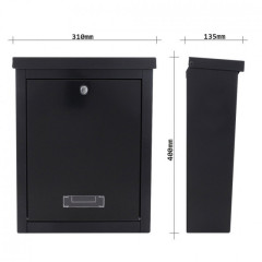 outdoor waterproof anti theft post box