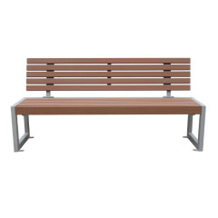 outdoor patio 3 seater simple wood bench